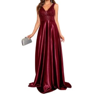 Burgundy Dress