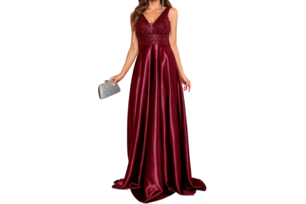 Burgundy Dress